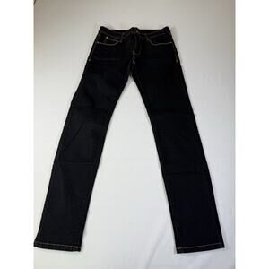 Papaya Dark Jeans Womens Size 11 Black Skinny Slim Denim Pants